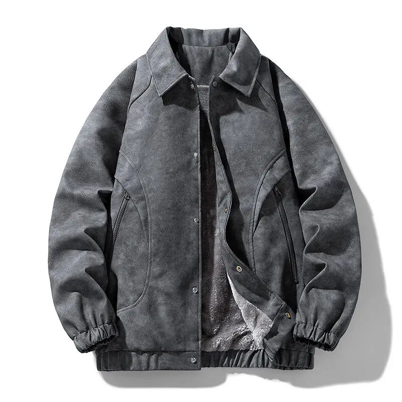Runo Fleece Bomber Jacket