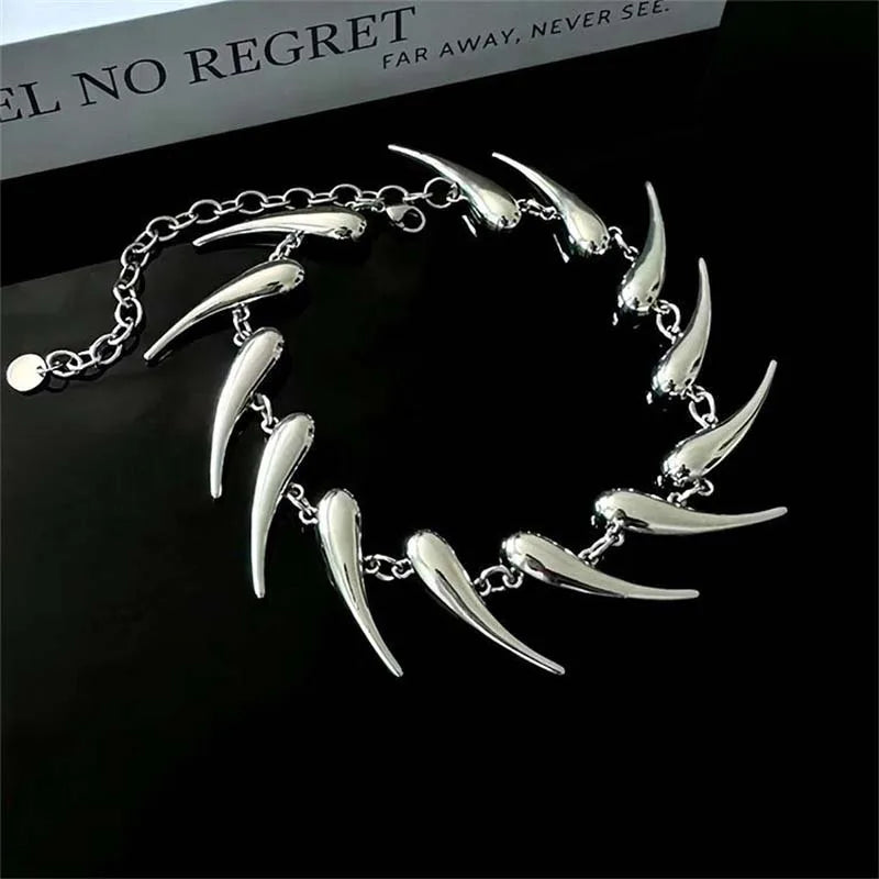 Silver Fang Necklace