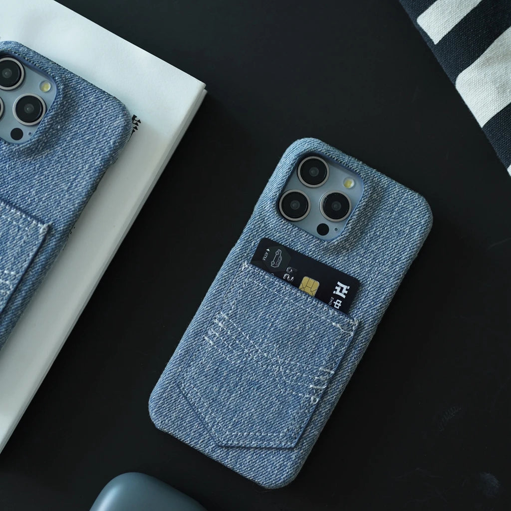 Eski Denim iPhone Case