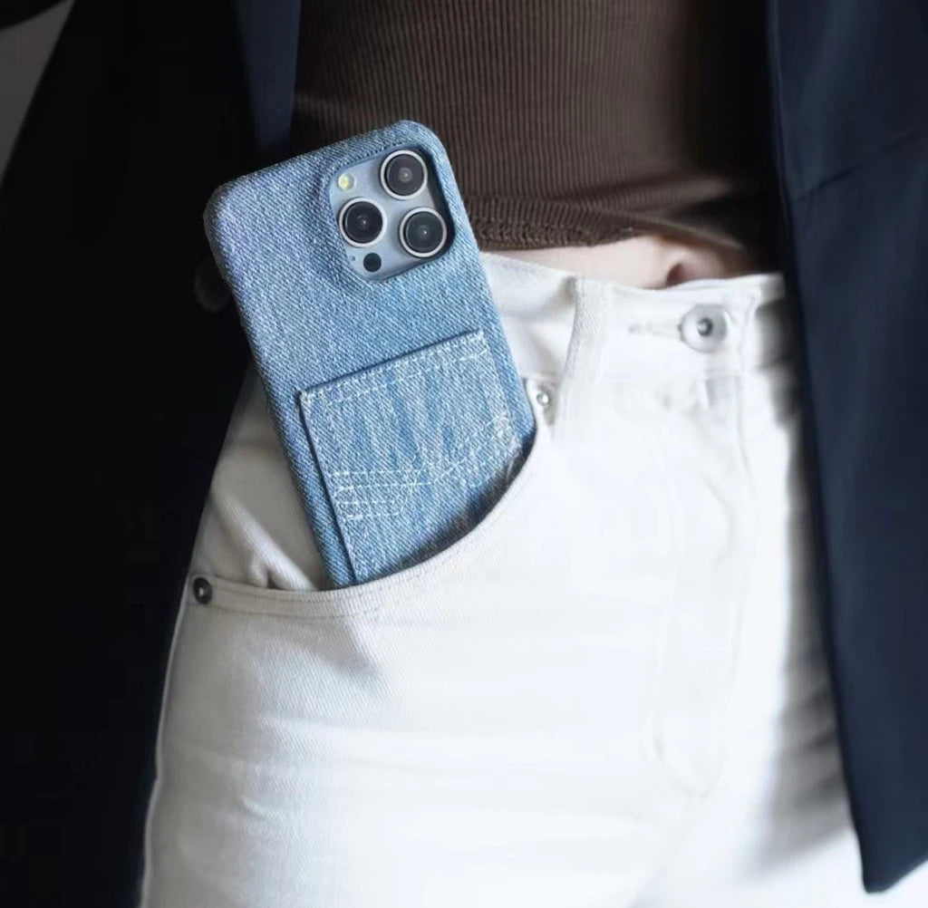 Eski Denim iPhone Case
