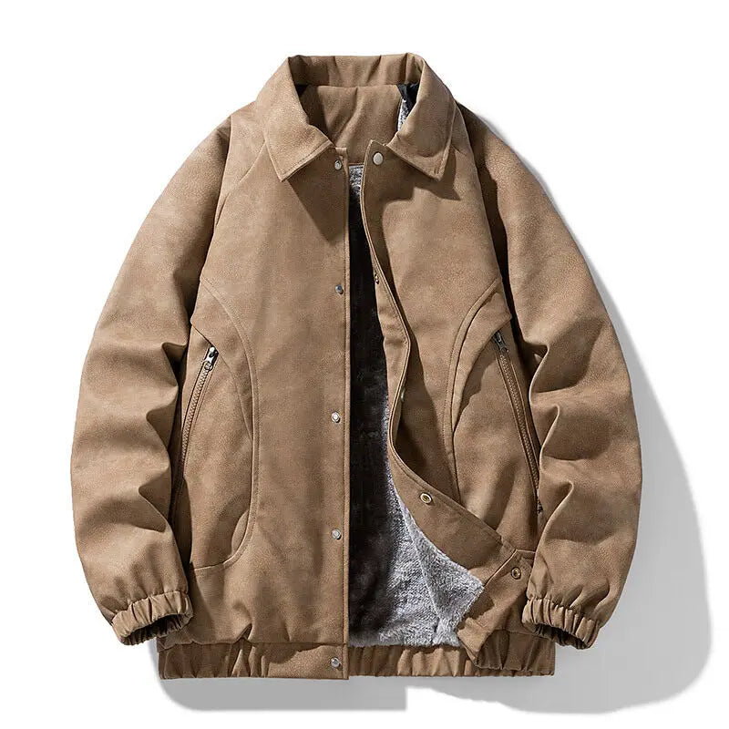 Runo Fleece Bomber Jacket