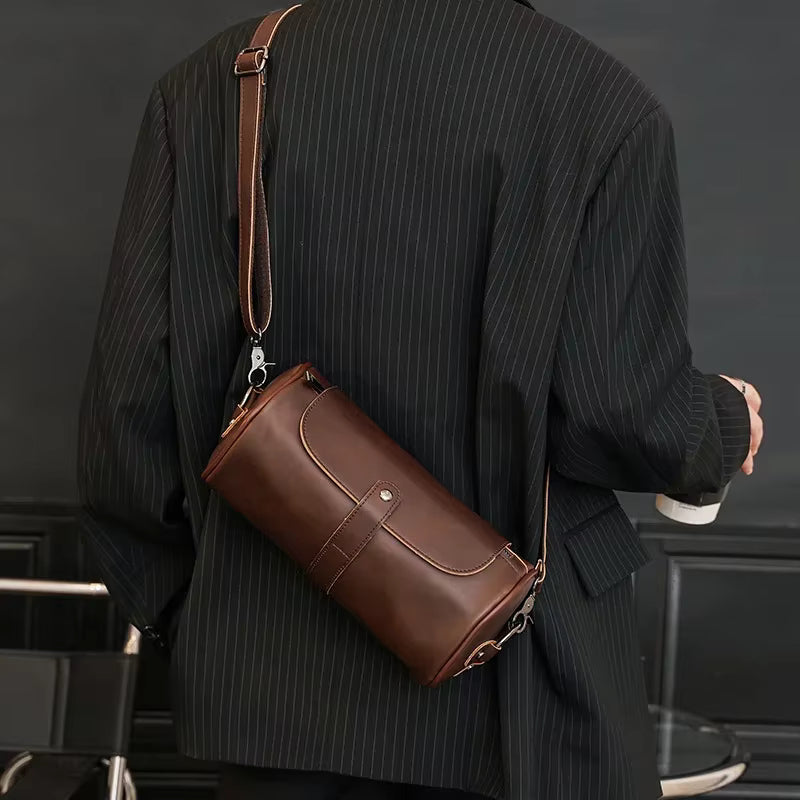 Vintage Barrel Shoulder Bag