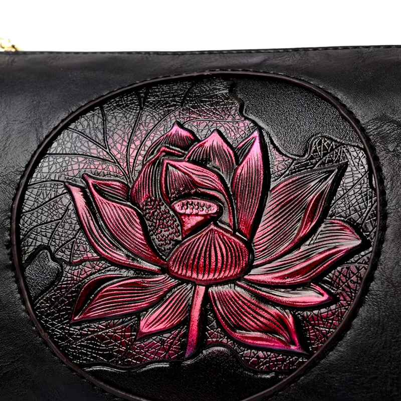 Red Lotus Shoulder Bag