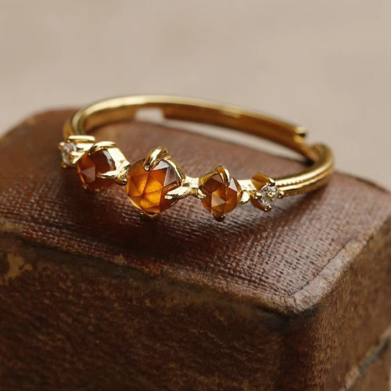 Gwenith Amber Ring