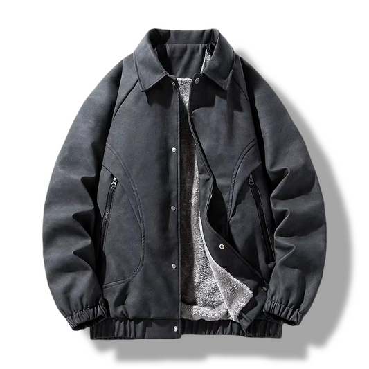 Runo Fleece Bomber Jacket