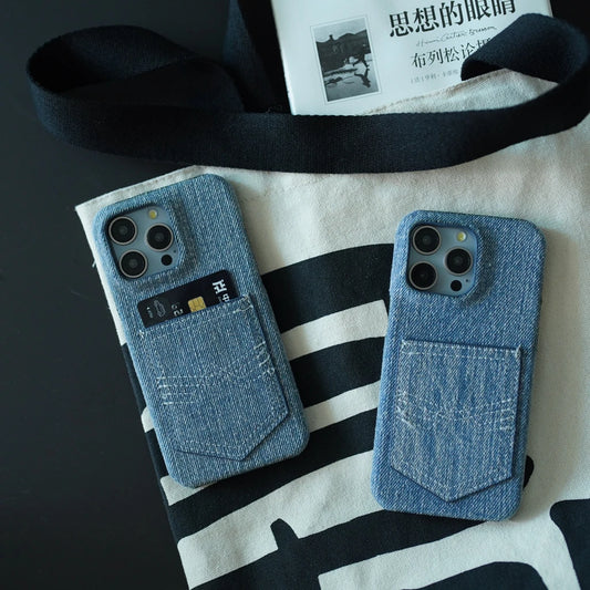 Eski Denim iPhone Case