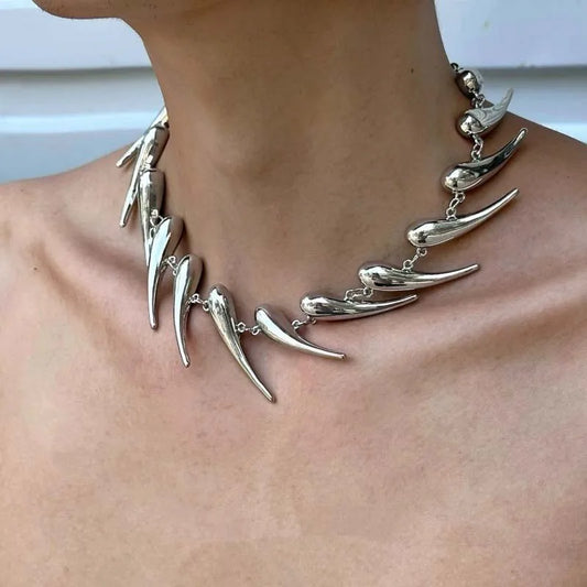 Silver Fang Necklace