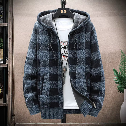 Shakki Plaid Hooded Jacket